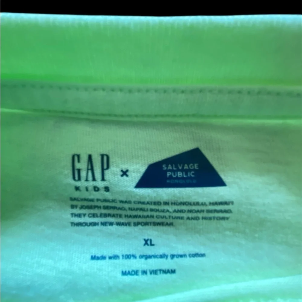 Gap Kids Surfing Graphic T-Shirt in Light Green